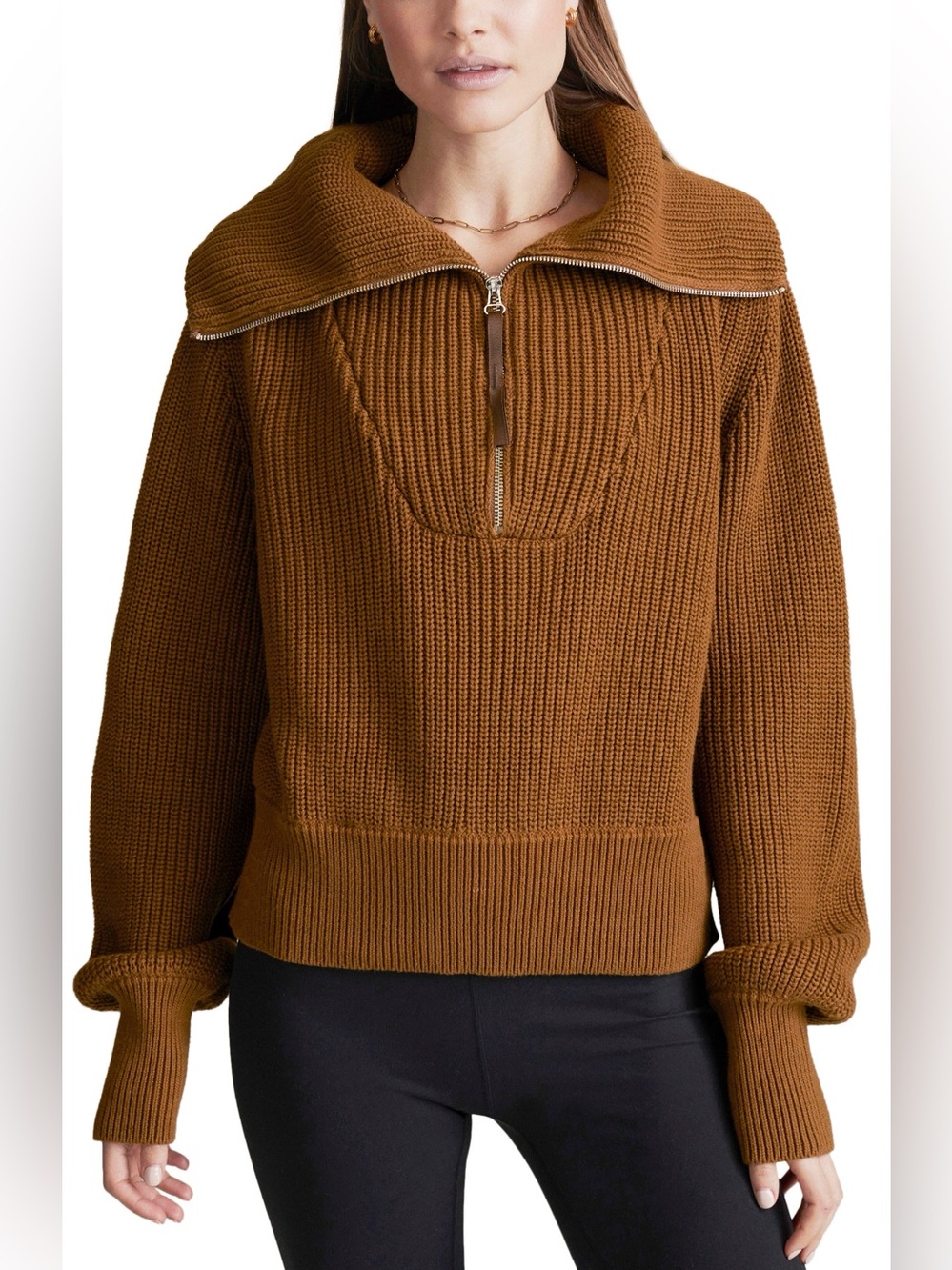VARLEY MENTONE HALF ZIP SWEATER SMALL